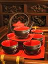 Traditional tea set.